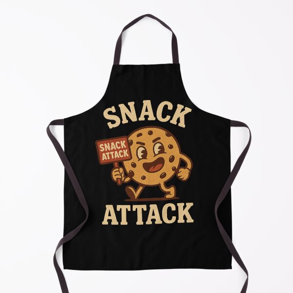 Item preview, Snack Attack – Funny Snack Character Holding Sign designed and sold by Evolved Ape.