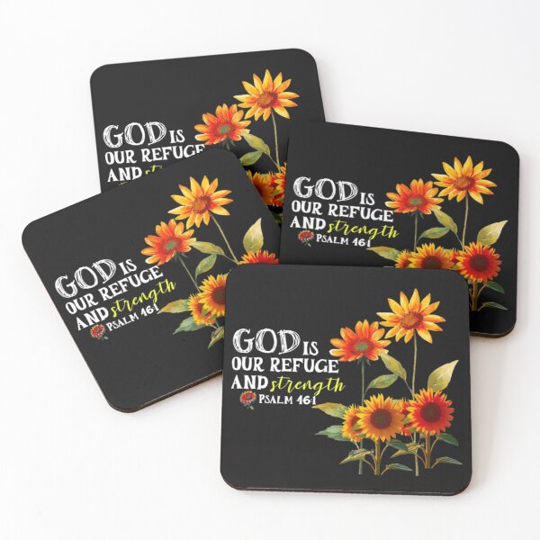 Item preview, GOD Is Our Refuge And Strength Christian Text designed and sold by DivineHaven.