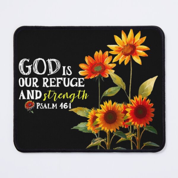 Item preview, GOD Is Our Refuge And Strength Christian Text designed and sold by DivineHaven.
