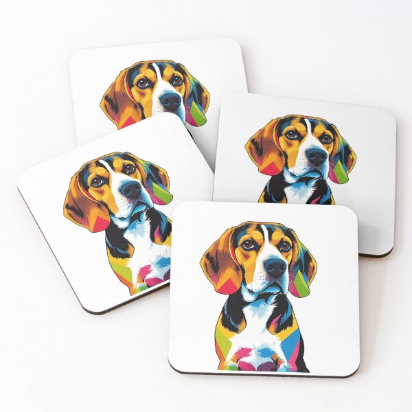 Item preview, Colorful Geometric Pop Art Beagle – Vibrant Dog Lover Design designed and sold by Fredster1966.