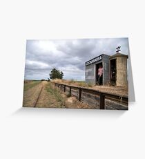 When's the train coming? Greeting Card