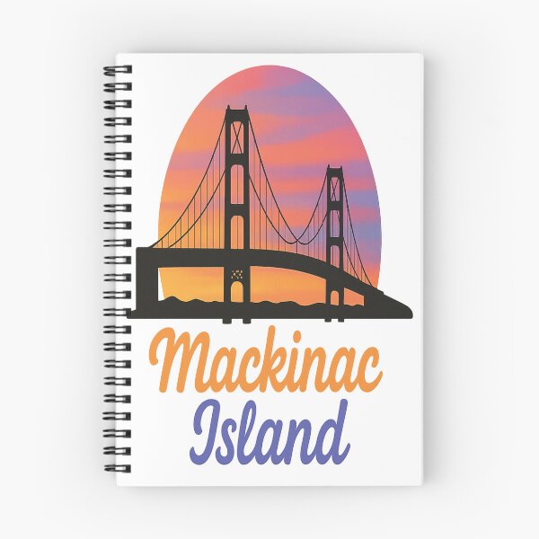 Item preview, Sunset Rides & Bridge Vibes – Mackinac Island Escape designed and sold by Globalcitytees.