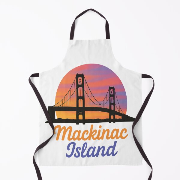 Item preview, Sunset Rides & Bridge Vibes – Mackinac Island Escape designed and sold by Globalcitytees.