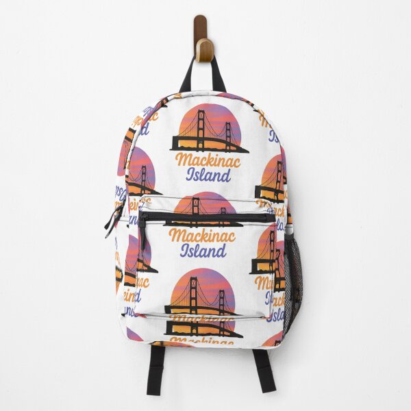 Item preview, Sunset Rides & Bridge Vibes – Mackinac Island Escape designed and sold by Globalcitytees.