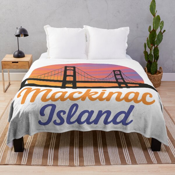 Item preview, Sunset Rides & Bridge Vibes – Mackinac Island Escape designed and sold by Globalcitytees.