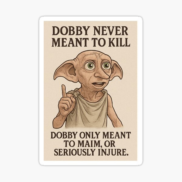 Item preview, Dobby designed and sold by Muggleswelcome.