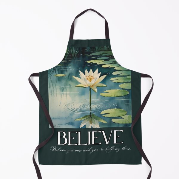 Item preview, BELIEVE – Motivational Quote Design, "Believe you can and you're halfway there." designed and sold by Art-Lab1.