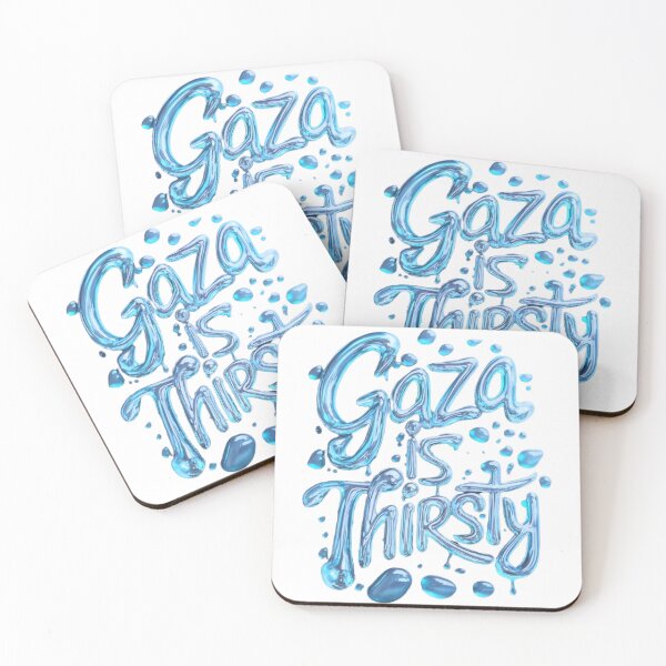 Item preview, Gaza Is Thirsty sticker designed and sold by MyDesigneStore.
