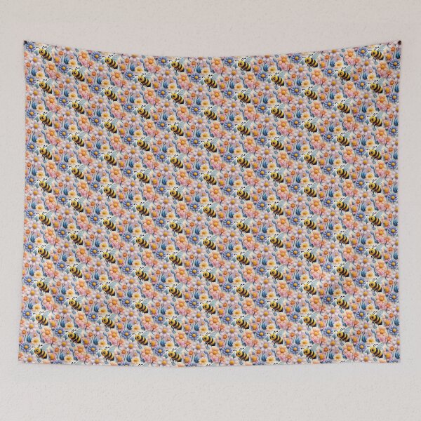 Item preview, Bee with flowers  designed and sold by MyMinhan.