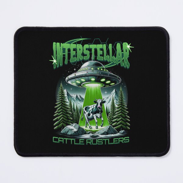 Item preview, Interstellar Cattle Rustlers designed and sold by BadAttitudeTees.