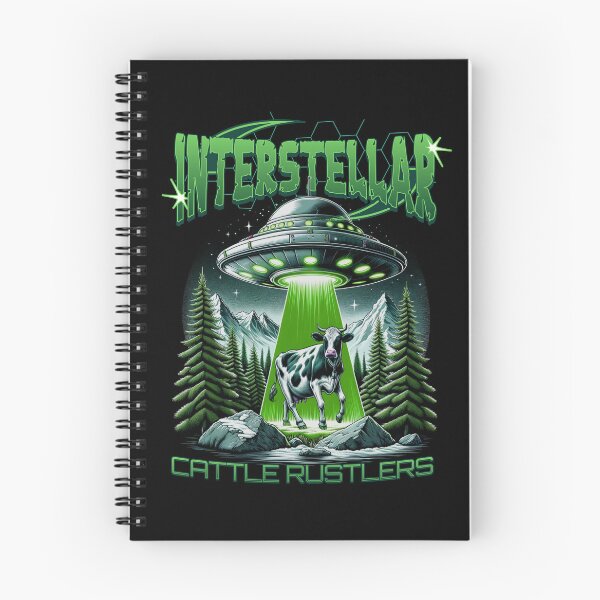 Item preview, Interstellar Cattle Rustlers designed and sold by BadAttitudeTees.