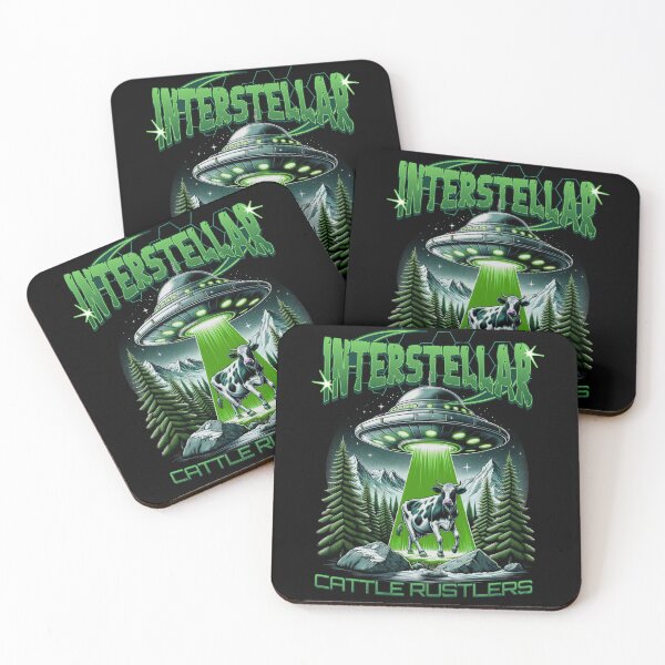 Item preview, Interstellar Cattle Rustlers designed and sold by BadAttitudeTees.