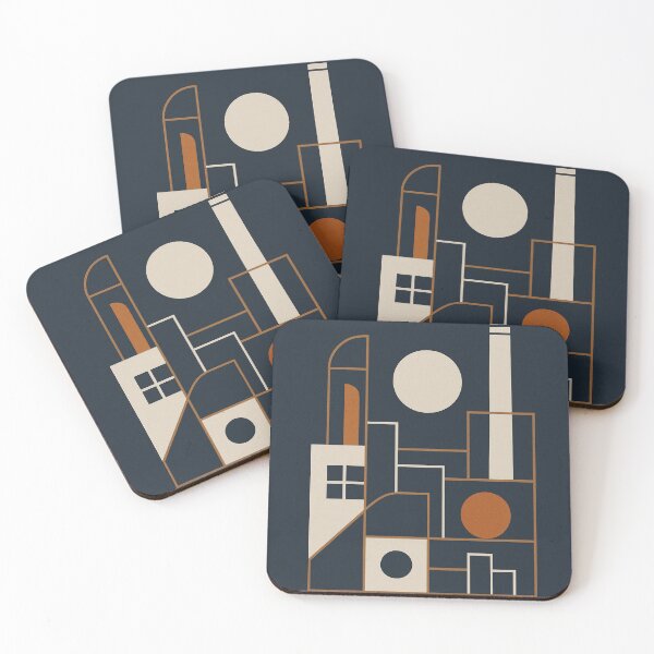 Item preview, Bauhaus Skyline – Industrial Geometry in Minimalist Form designed and sold by Zenvo.