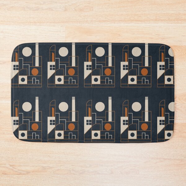 Item preview, Bauhaus Skyline – Industrial Geometry in Minimalist Form designed and sold by Zenvo.