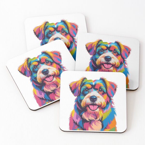 Item preview, Vibrant Geometric Pop Art Havanese – Colorful Dog Lover Design designed and sold by Fredster1966.