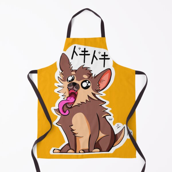 Item preview, Doki-doki Chi-chi (gold / thick outline) designed and sold by Corpse Chameleon.