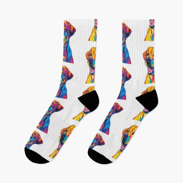 Item preview, Colorful Geometric Pop Art Labrador Retriever – Modern Dog Lover Design designed and sold by Fredster1966.