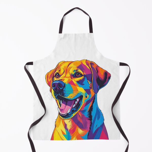 Item preview, Colorful Geometric Pop Art Labrador Retriever – Modern Dog Lover Design designed and sold by Fredster1966.