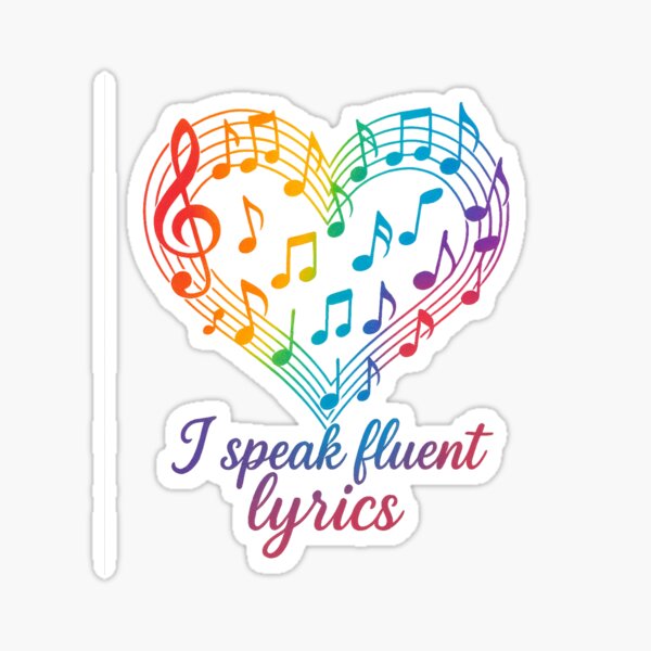Item preview, I Speak Fluent Lyrics – Music Lover  designed and sold by twytec-.