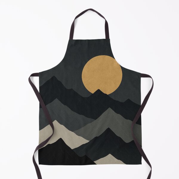 Item preview, Golden Moon Over Shadowed Peaks designed and sold by Zenvo.