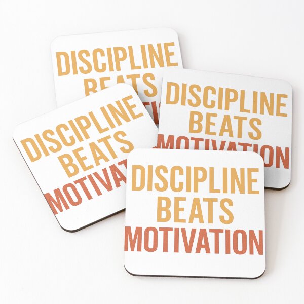 Item preview, Discipline Over Motivation - Gym Mindset Quote designed and sold by NaniRm.