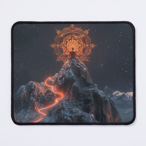 Item preview, Orange Sacred Mandala designed and sold by Sprience: Realms Unbound.