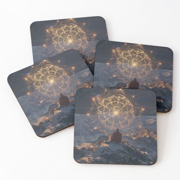 Item preview, Golden Sacred Mandala  designed and sold by Sprience: Realms Unbound.