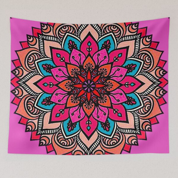 Artikelvorschau, Sternenexplosions-Mandala entworfen und verkauft von ViaARTfactory.