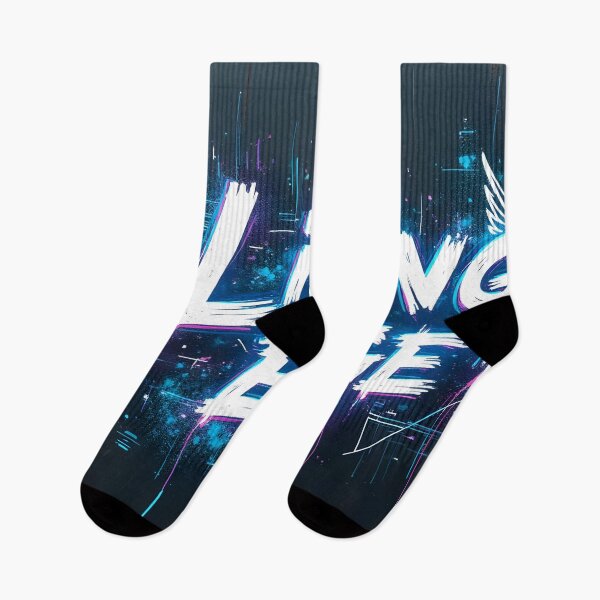 Item preview, Living Edge Neon Graffiti designed and sold by ShadowAndSlate.