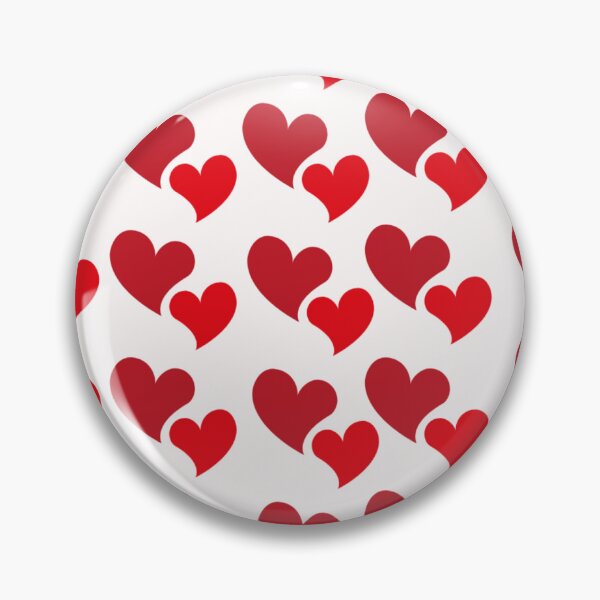 Item preview, Cute Red Heart Pattern – Aesthetic Kawaii Pop Design designed and sold by EstherAesthetic.
