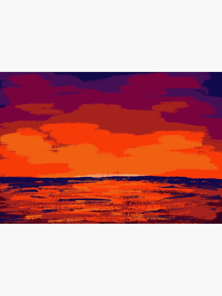Thumbnail 2 of 2, Jigsaw Puzzle, Ocean sunset designed and sold by calamarcat.