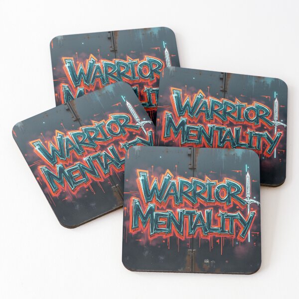 Item preview, Warrior Mentality Neon Graffiti designed and sold by ShadowAndSlate.