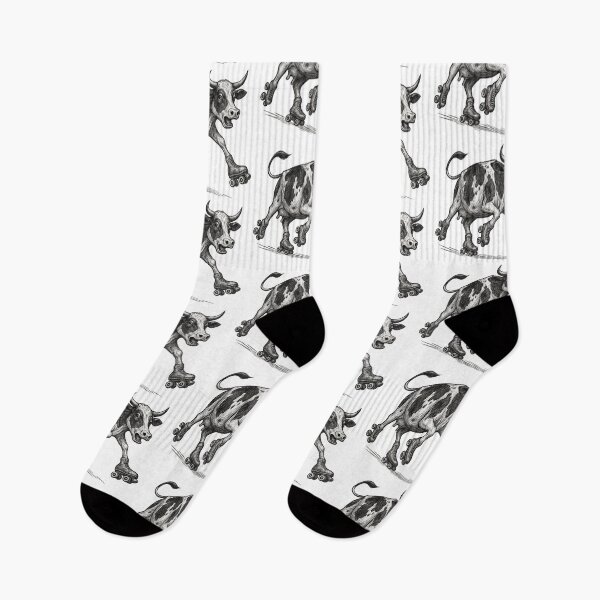 Item preview, skating cow designed and sold by KiwiGrizzly.