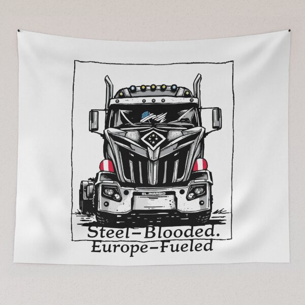 Item preview, Steel blooded trucker  designed and sold by AwixArslan.
