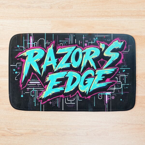 Item preview, Razor's Edge Neon Warning designed and sold by ShadowAndSlate.