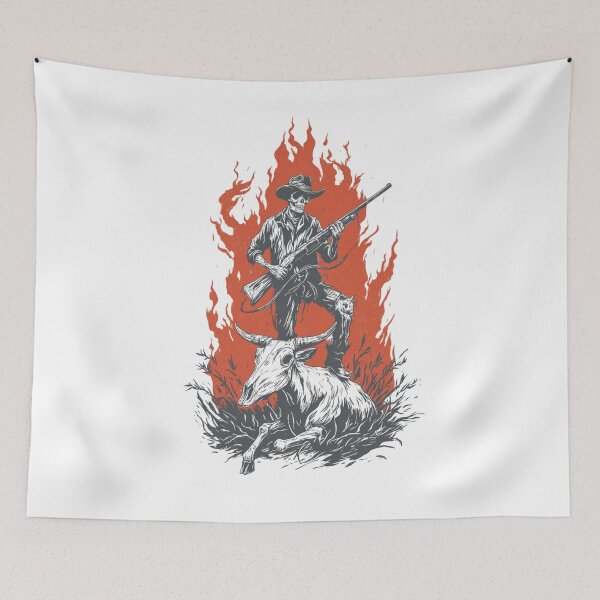 Item preview, Ghost Gunslinger of the Burning Prairie designed and sold by nshaltiel.