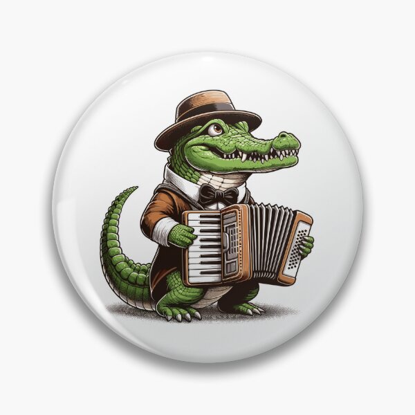 Item preview, Crocodile Accordion Harmonica Music Gift designed and sold by Pineapple-Tree.