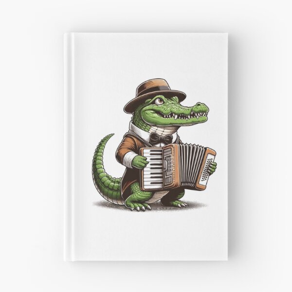 Item preview, Crocodile Accordion Harmonica Music Gift designed and sold by Pineapple-Tree.