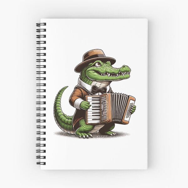 Item preview, Crocodile Accordion Harmonica Music Gift designed and sold by Pineapple-Tree.