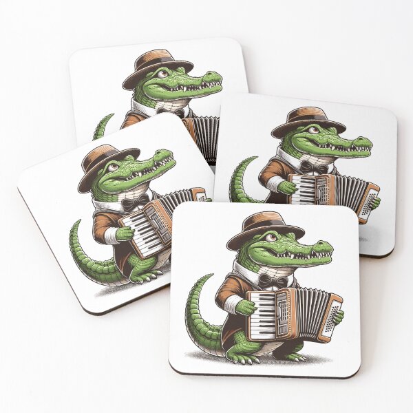 Item preview, Crocodile Accordion Harmonica Music Gift designed and sold by Pineapple-Tree.