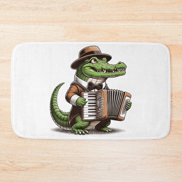 Item preview, Crocodile Accordion Harmonica Music Gift designed and sold by Pineapple-Tree.