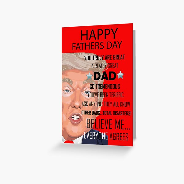 Item preview, Fathers Day Birthday Political Donald Trump Quote designed and sold by Maddie Mays.