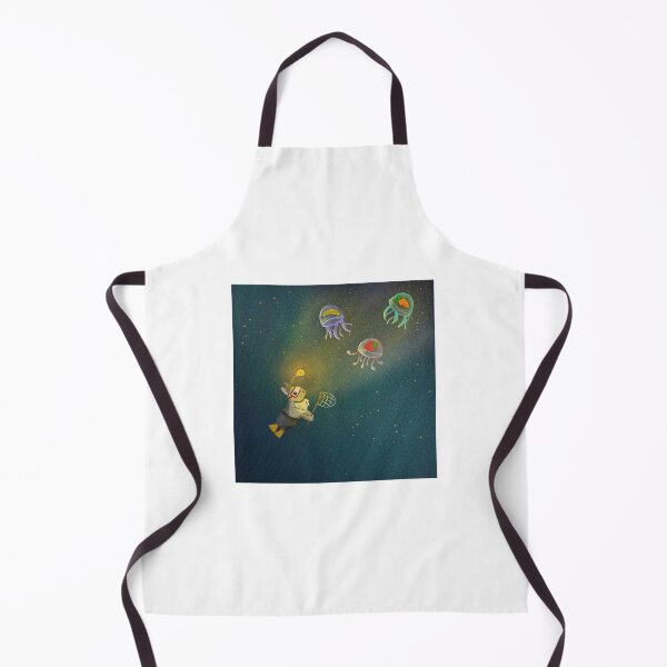 Item preview, Dwarf Bunny Jellyfish Hunter – Cute Fantasy Underwater Rabbit designed and sold by TachiHanchi.