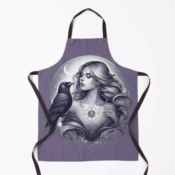 Item preview, Whispers of the Raven – Mystical Woman and Spirit Crow designed and sold by Roberta Calabrese.