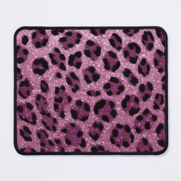 Item preview, “Pink Glitter Leopard Print – Bold Y2K Glam Aesthetic Pattern designed and sold by EstherAesthetic.