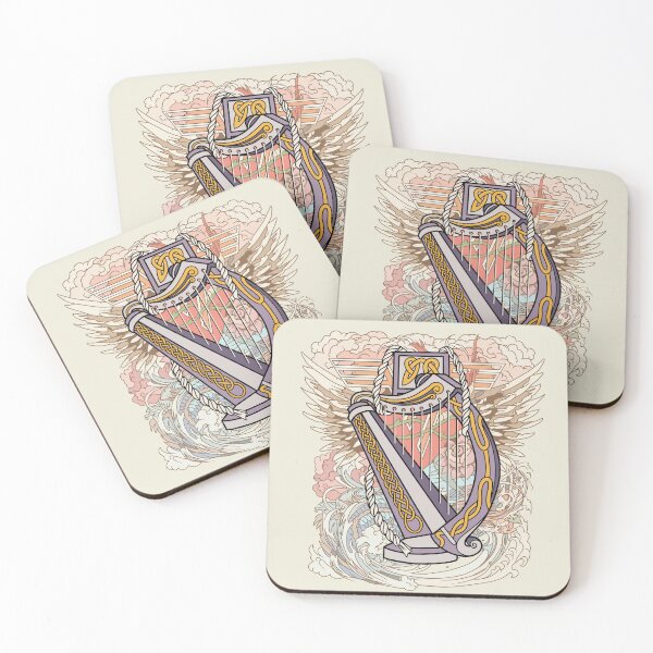 Item preview, Harp Celtic Classic Harp, Music Instrument, tattoo  designed and sold by Bert Englefield.