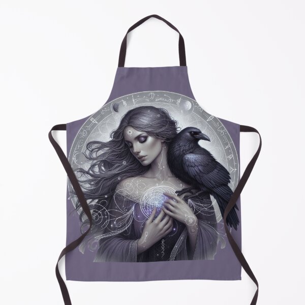 Item preview, Whispers of the Raven – Mystical Woman and Spirit Crow designed and sold by Roberta Calabrese.