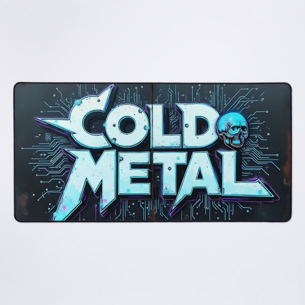 Item preview, Cold Metal Circuit Skull designed and sold by ShadowAndSlate.