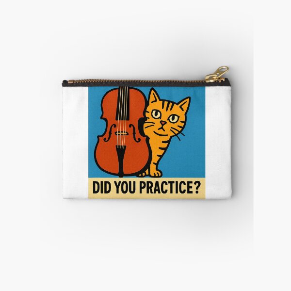 Item preview, Did You Practice? – Cello Cat designed and sold by Takapi Labo.