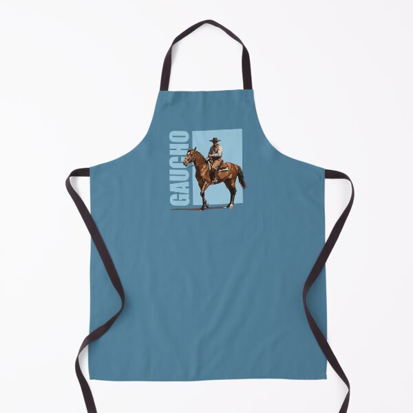 Item preview, Ilustración moderna de gaucho y caballo designed and sold by KiwiRider.